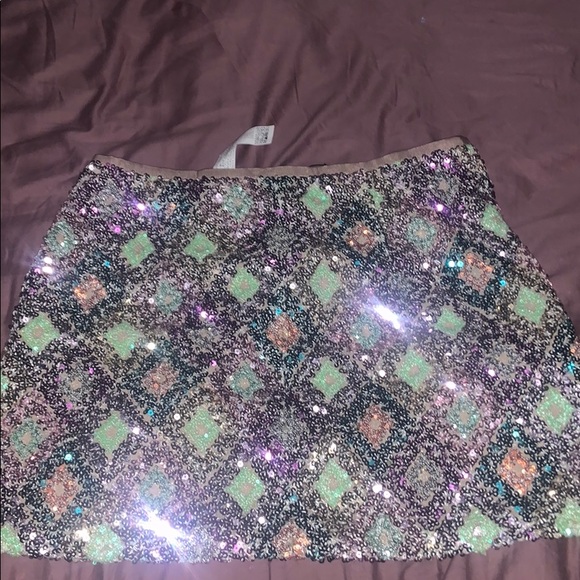 Zara sequin mini skirt - Picture 5 of 8